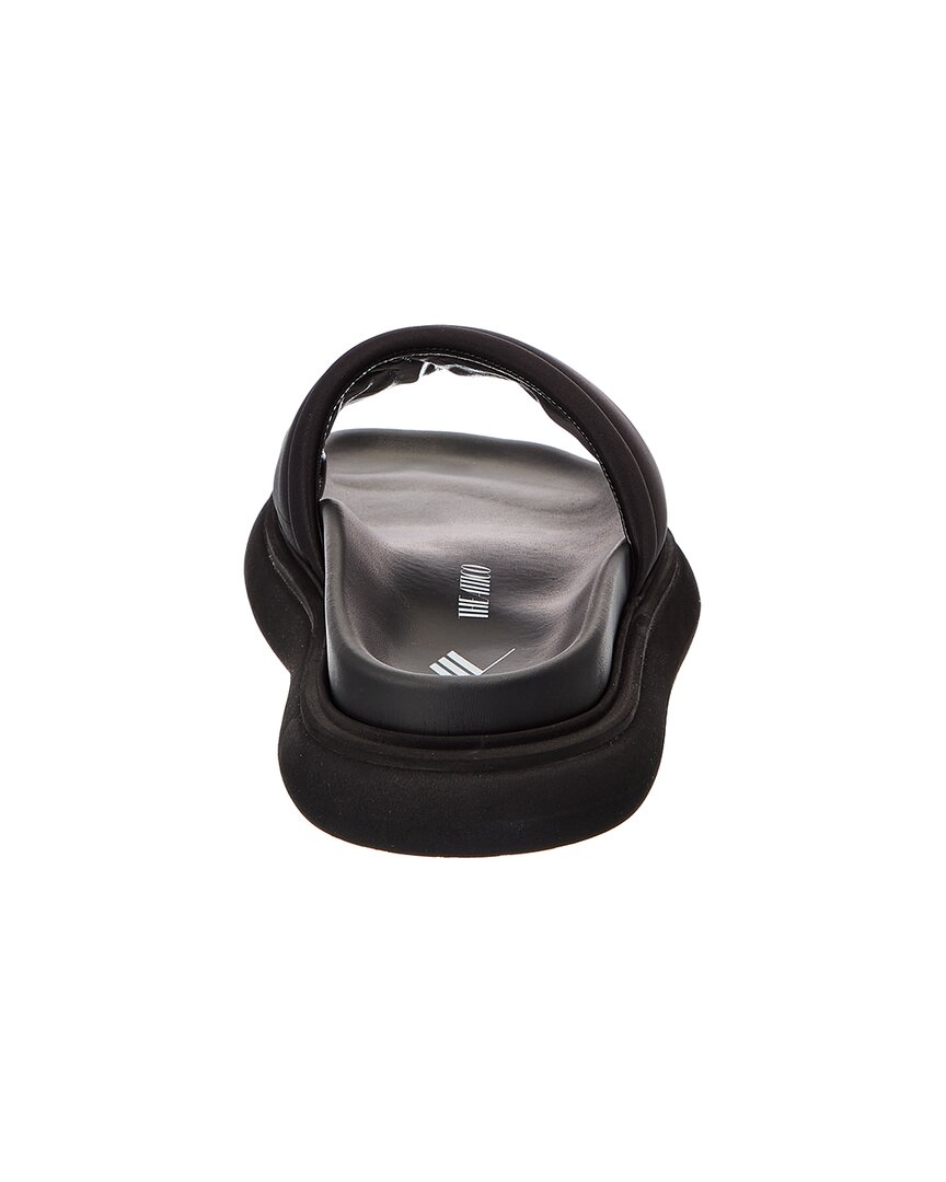 The Attico Padded Satin Platform Sandal