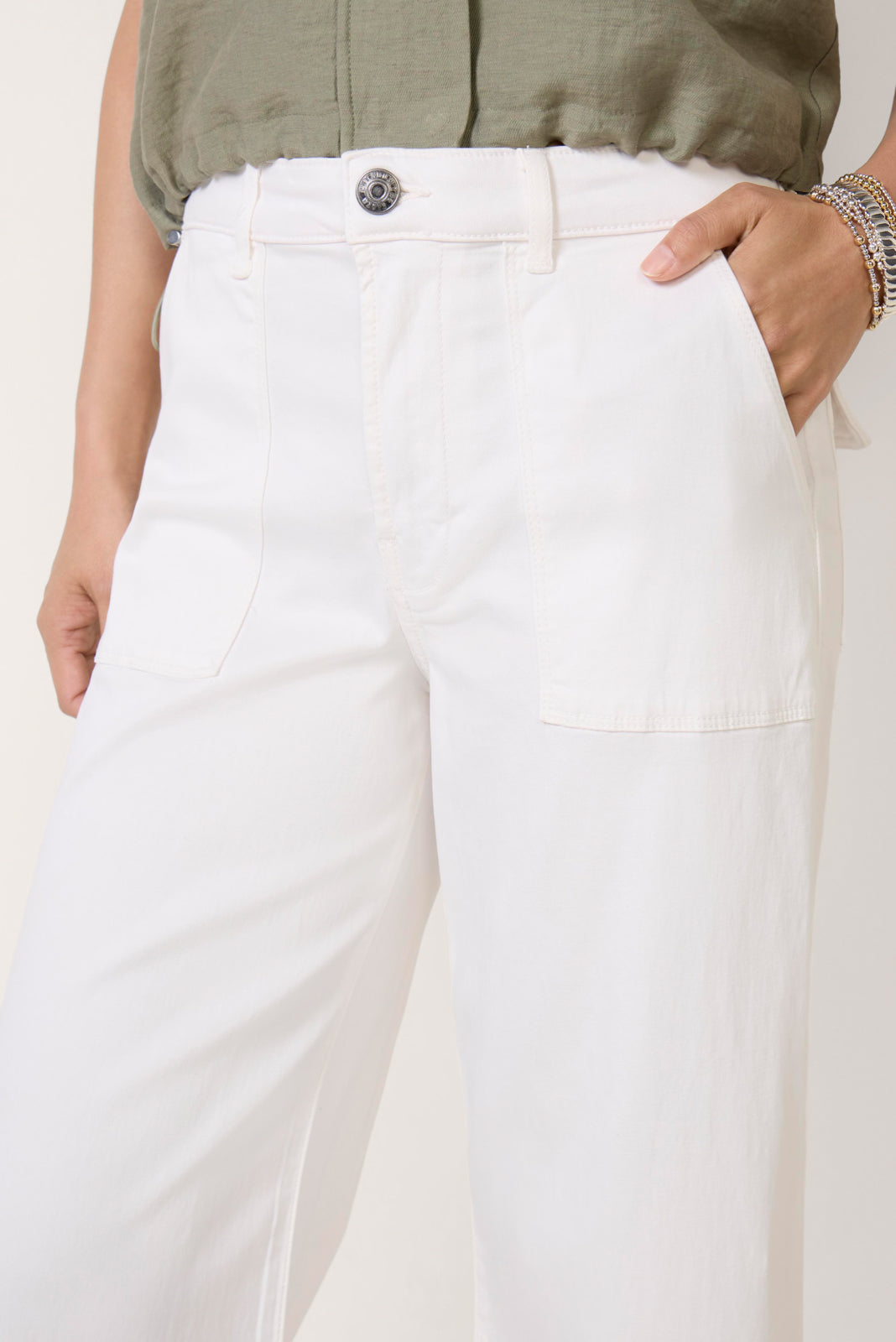 Women's Meg Wide Leg W Porckchop Pocket Pants