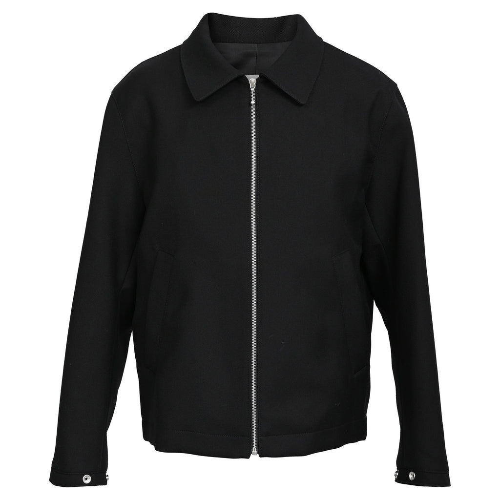 Sandro Paris Zip-Up Jacket in Black Polyester