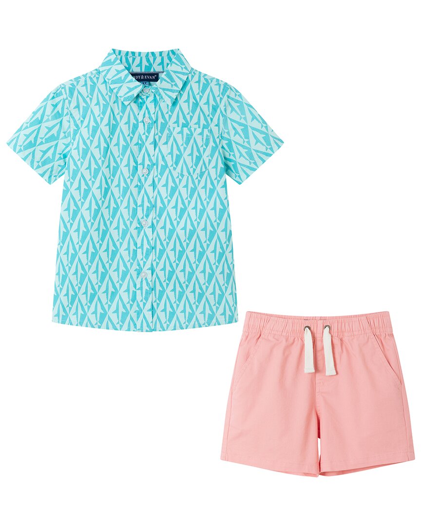 Andy & Evan Geo Shark Button-Down Shirt