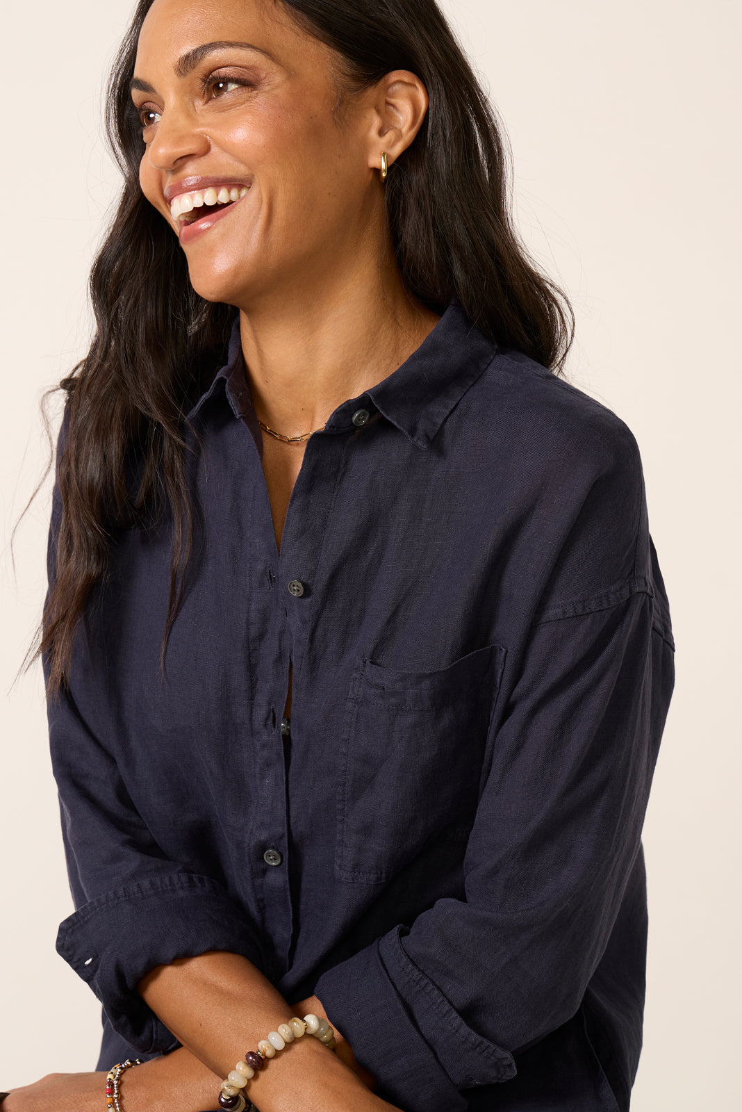 Women's Kerry Linen Shirt Dress