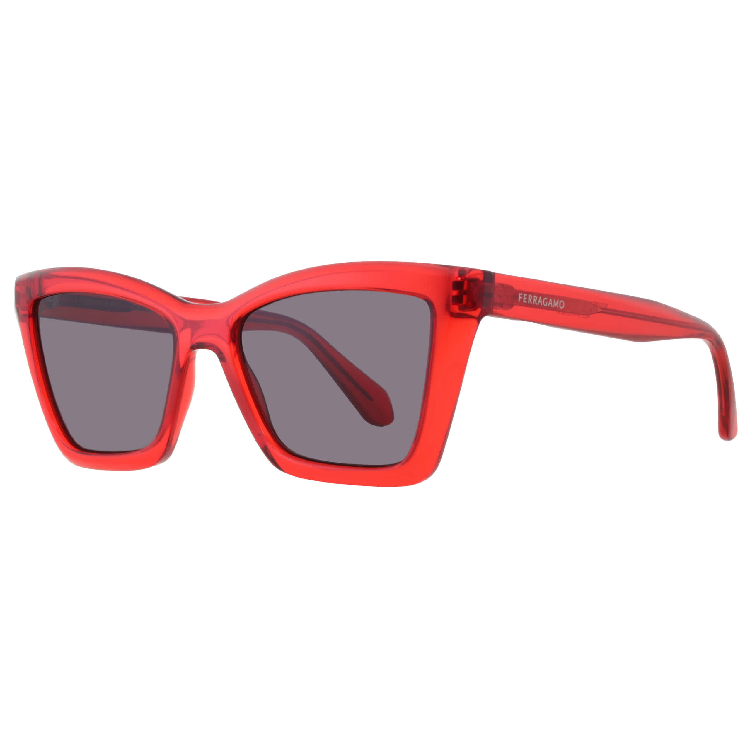 Ferragamo Grey Cat Eye Ladies Sunglasses SF2039SE 616 53