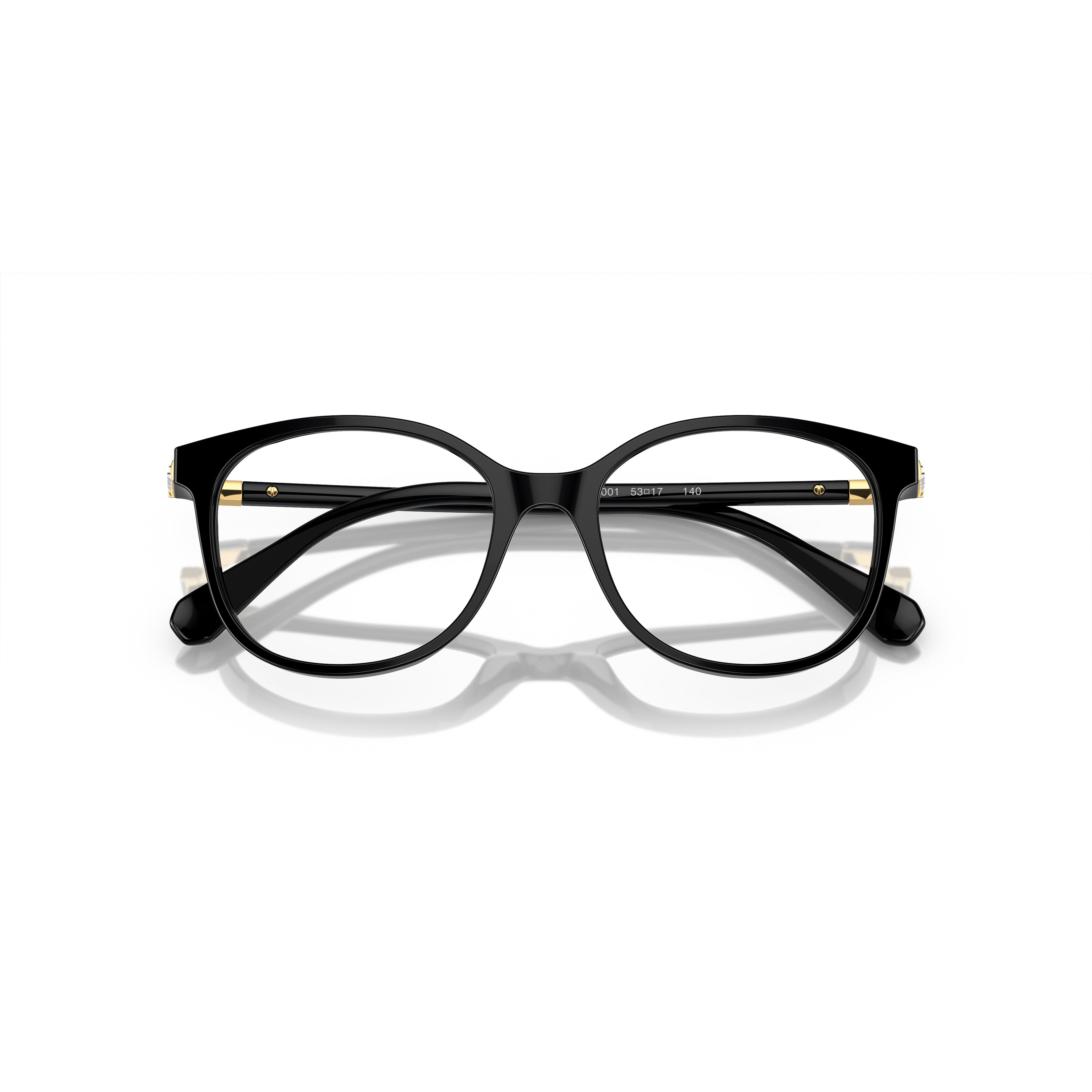 0Sk2002 Square Frame Eyeglasses with Gold Accents