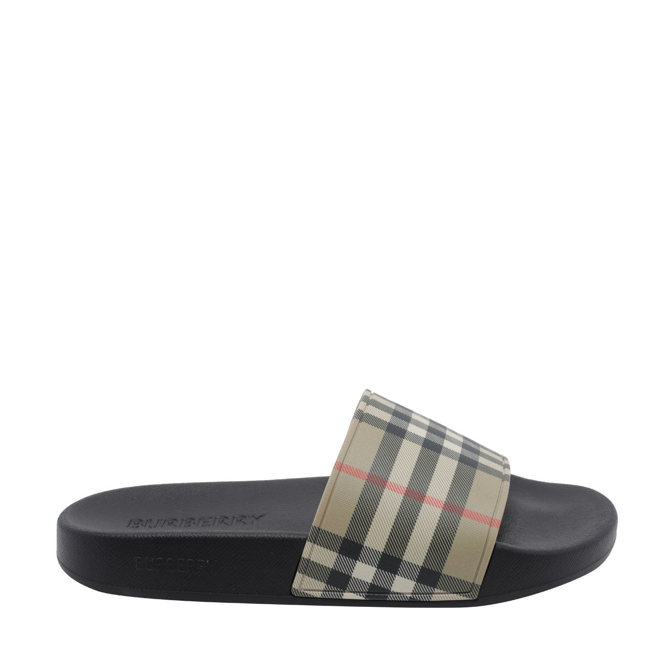 Burberry Women Check Sliders