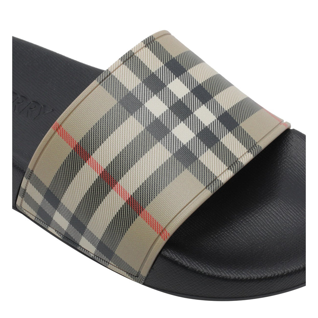 Burberry Women Check Sliders