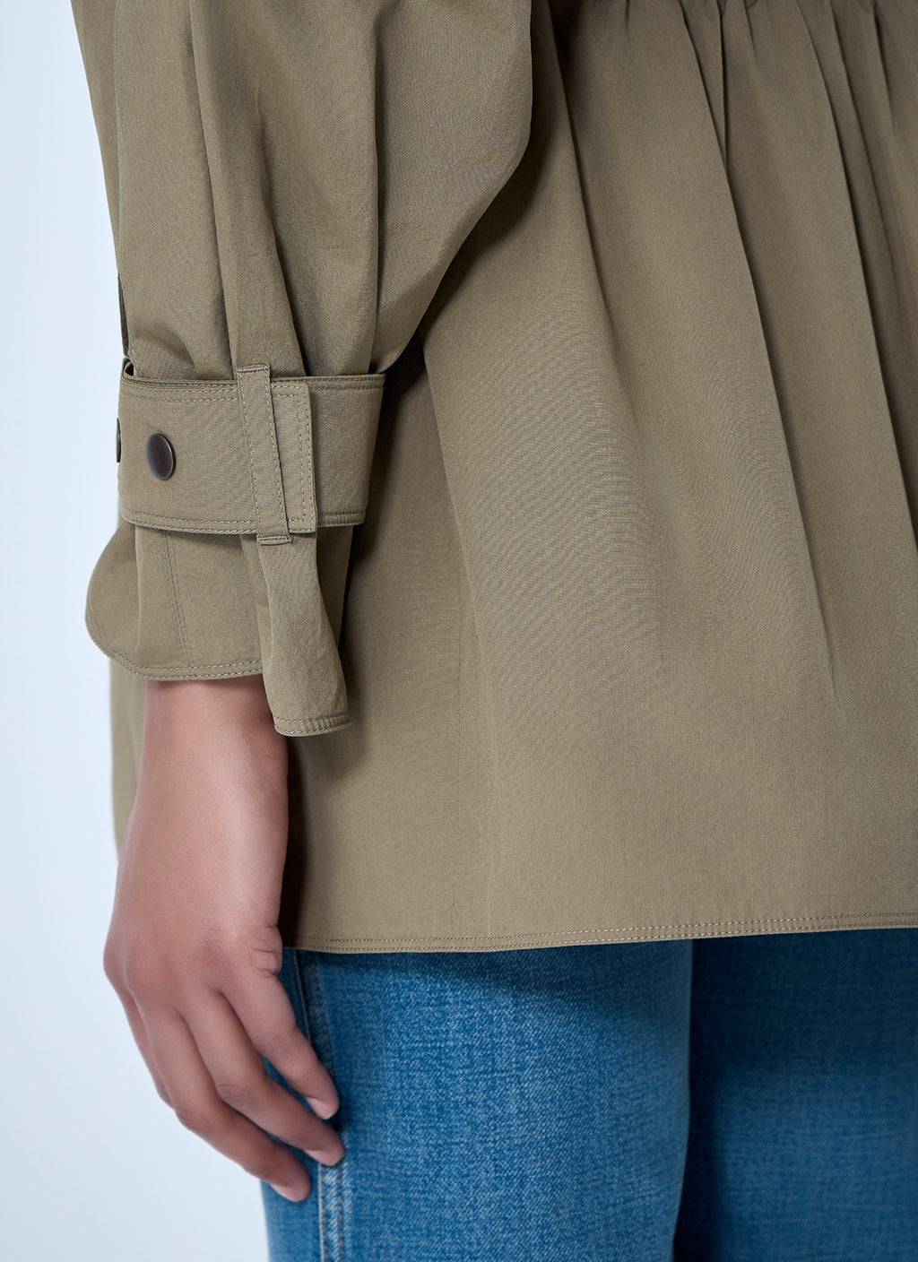 Chloé Women Gathered High-Collar Jacket