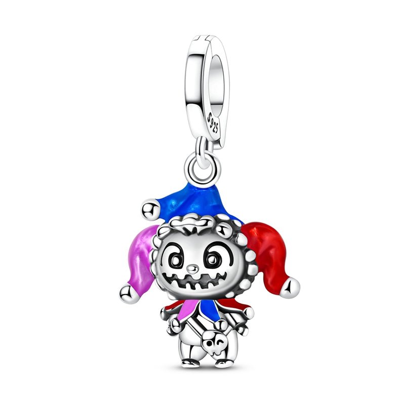 Clown Costume Girl Dangle Charm