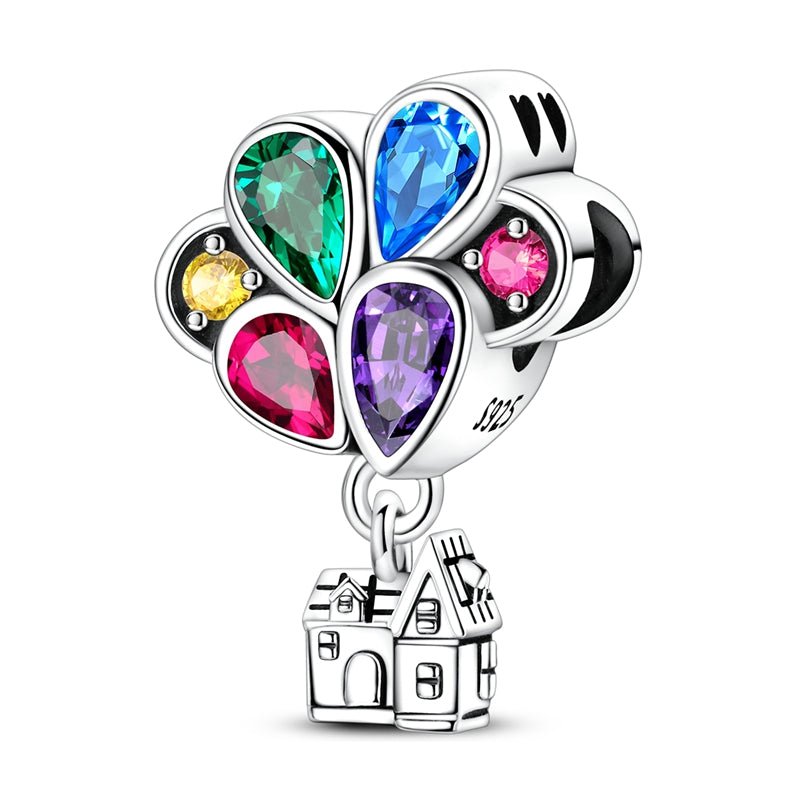 Colorful Balloon House “Forever My Love” Dangle Charm