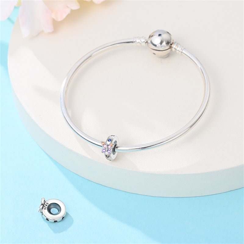 Colorful Butterfly Spacer Charm