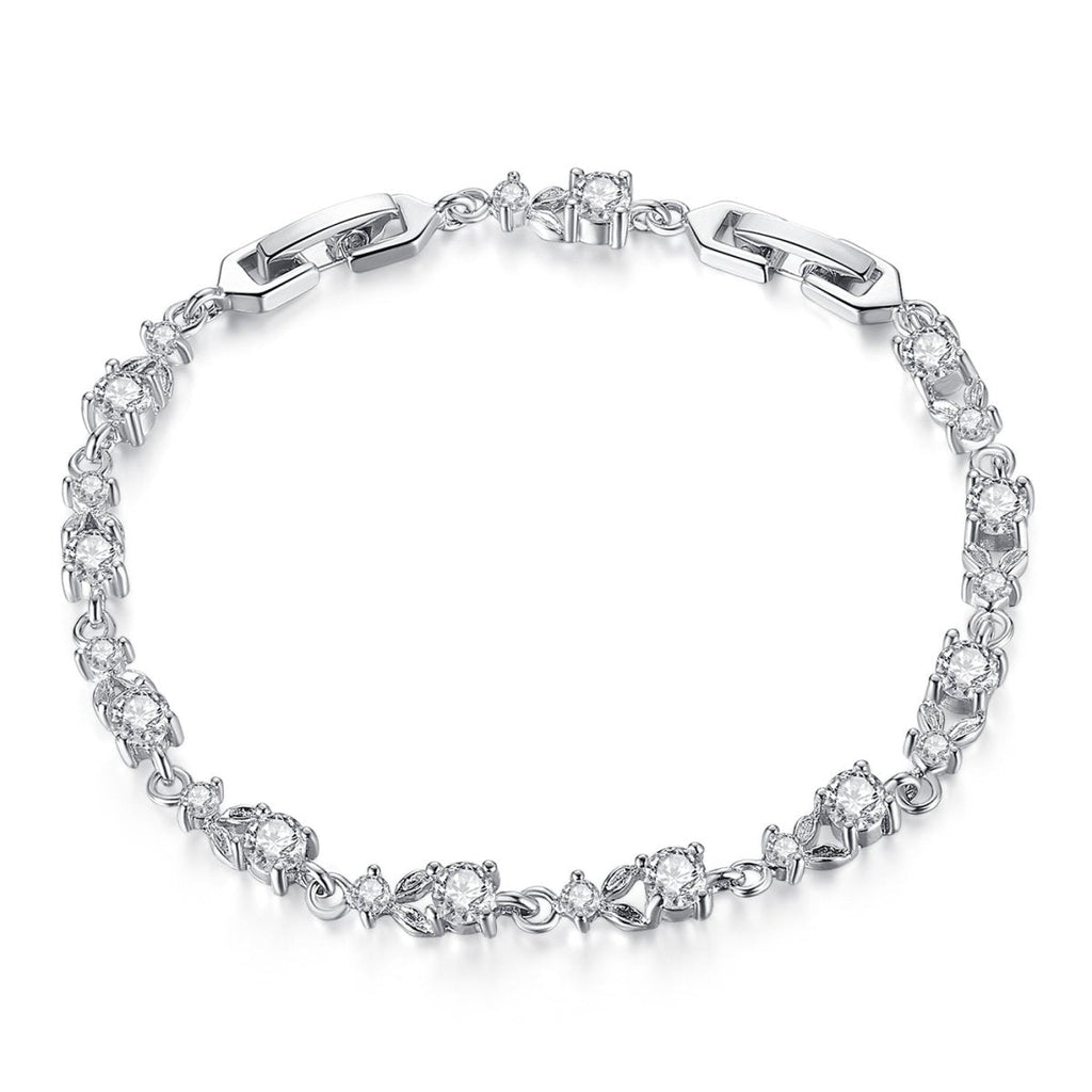 Colorful Crystal Tennis Chain Bracelet