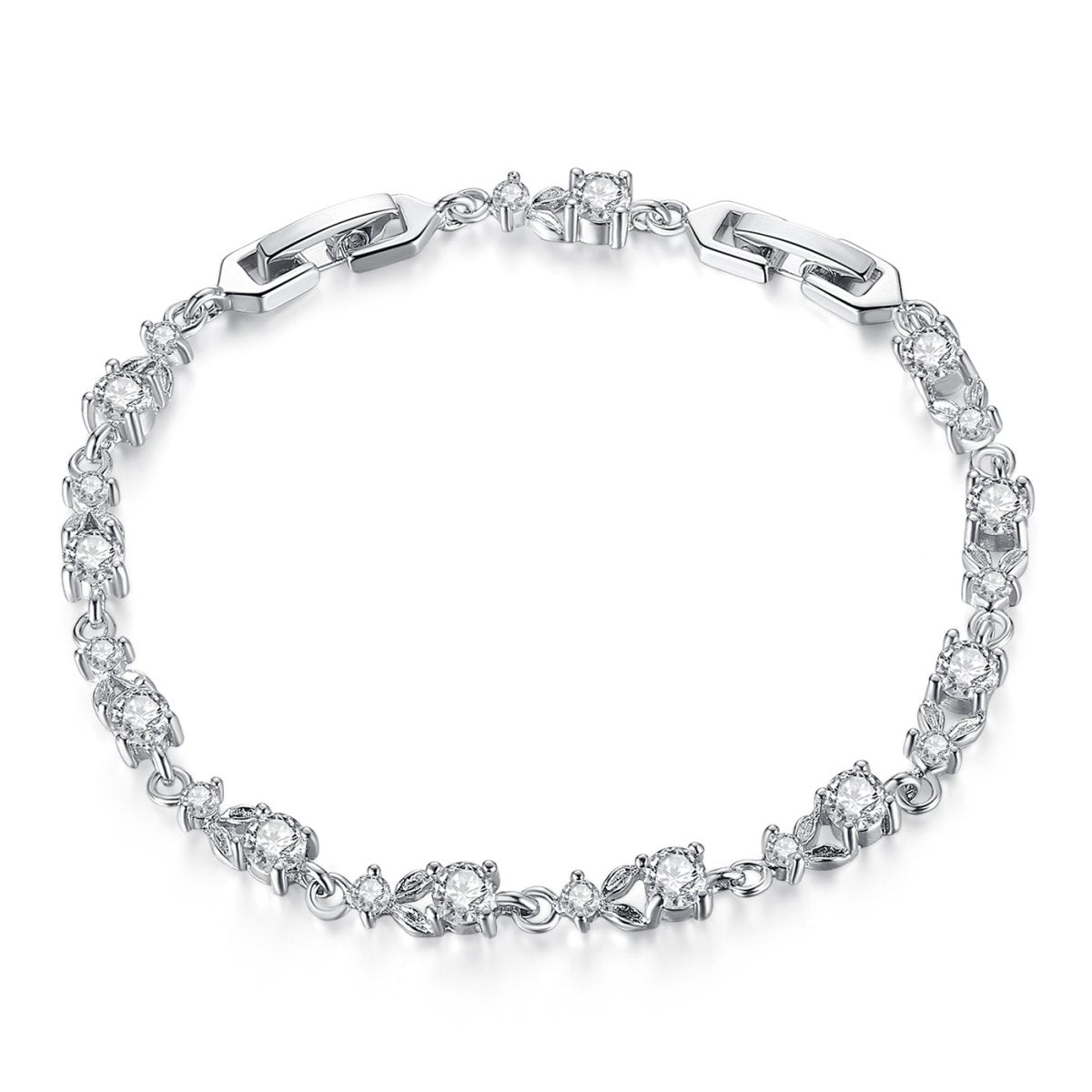 Colorful Crystal Tennis Chain Bracelet