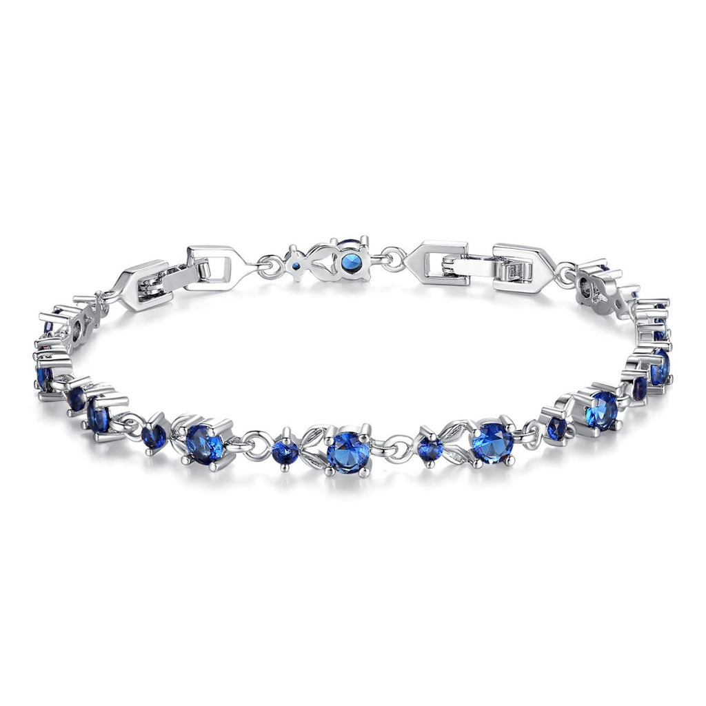 Colorful Crystal Tennis Chain Bracelet