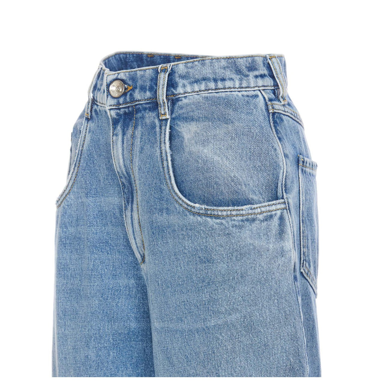 Maison Margiela Women Cut-Out Denim Jeans