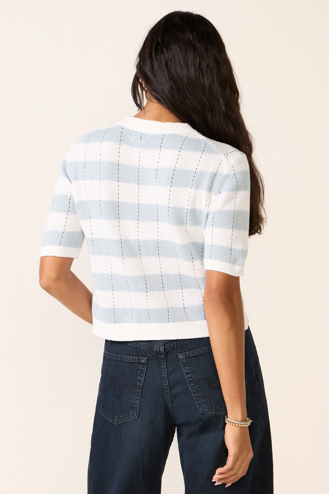 Women's Evie Short Sleeve Crew Cardigan