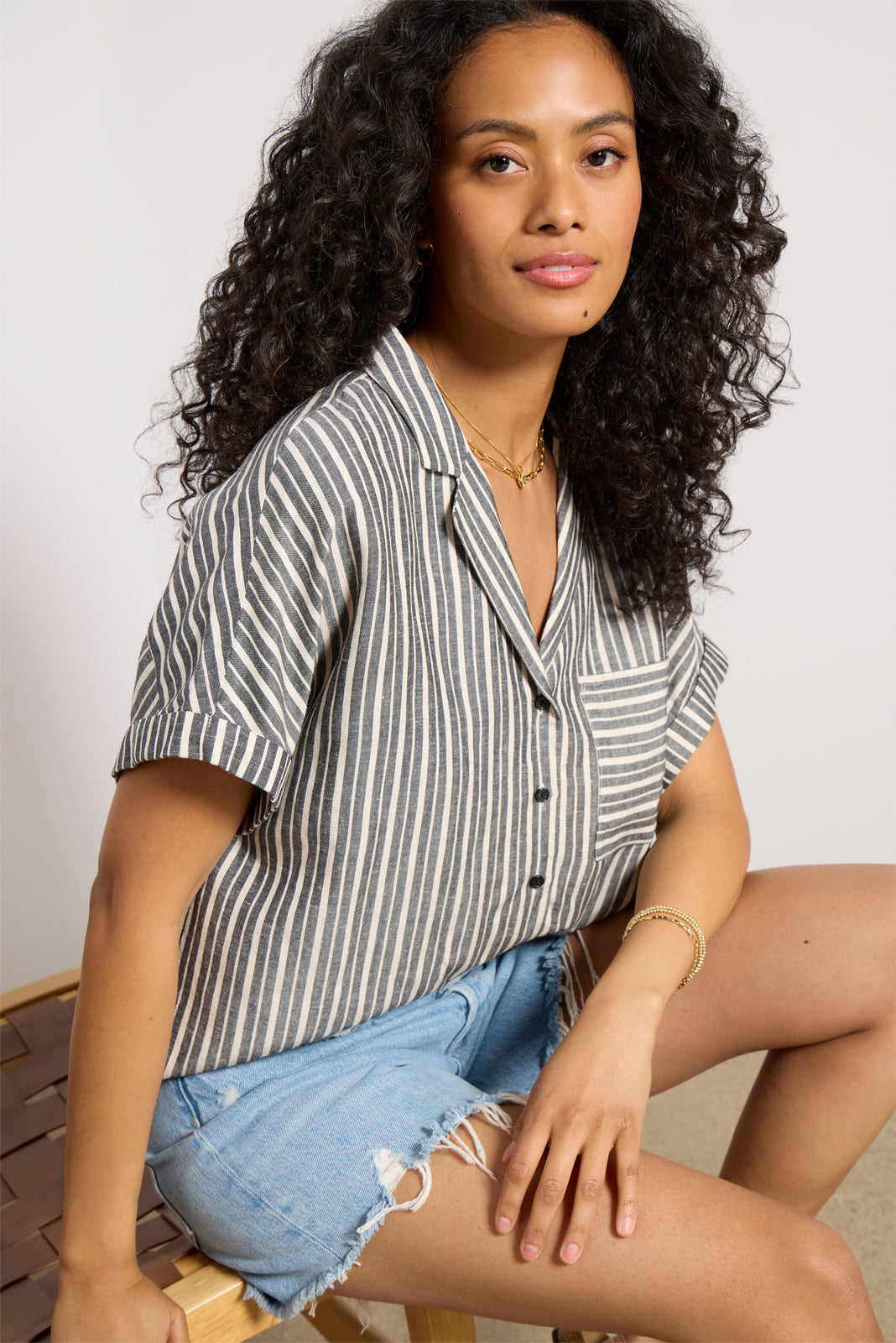Women's Sophia Linen Resort Shirt
