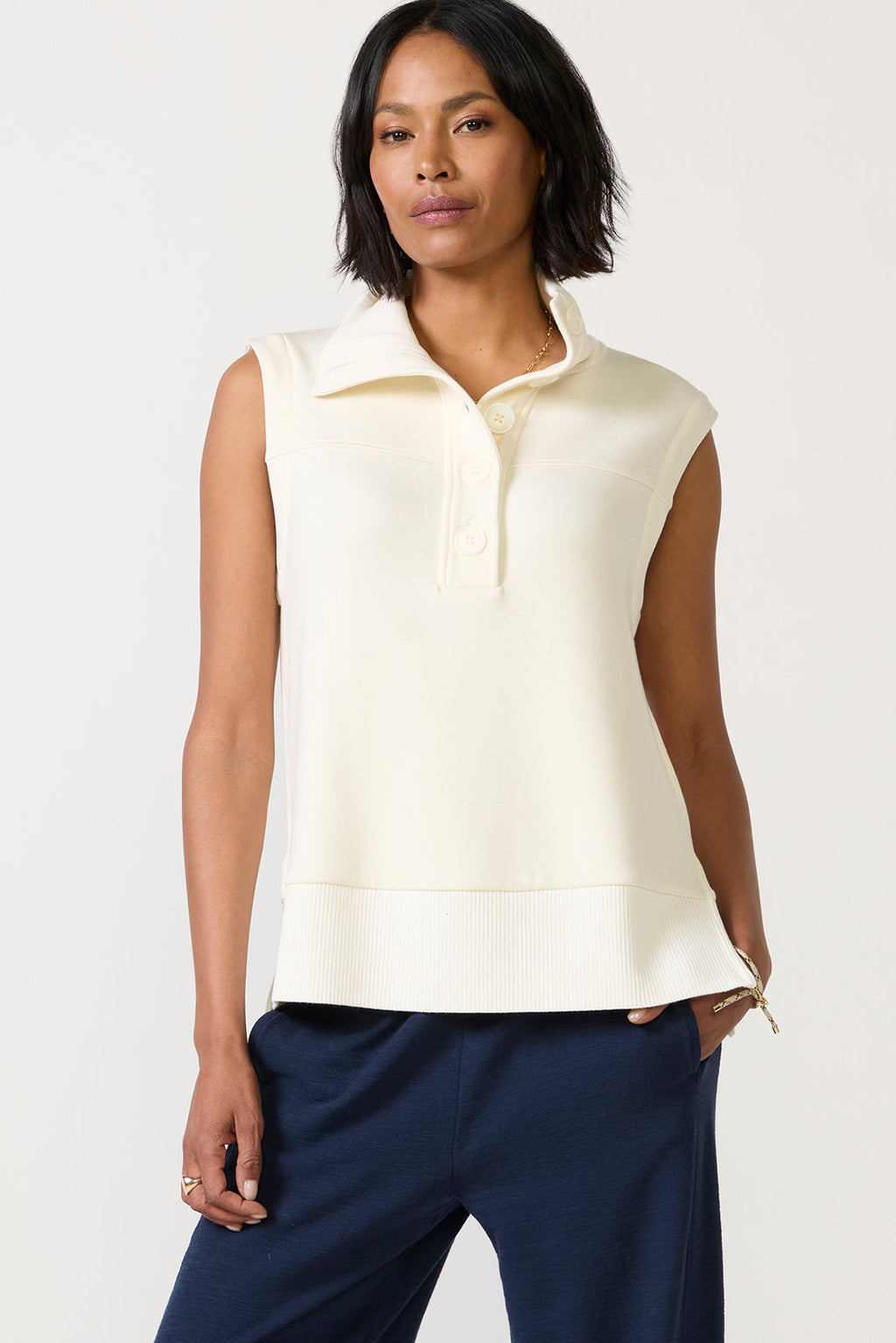 Women's Conall Button Tank Top