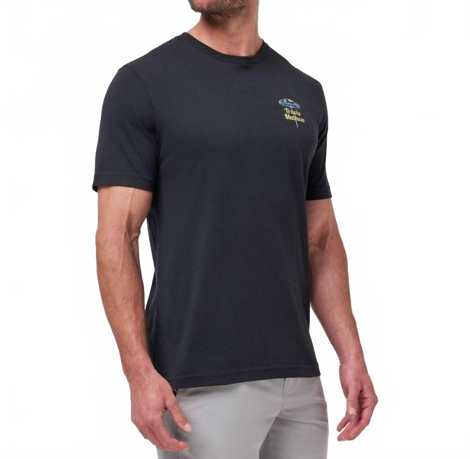 Vacation Home Short Sleeve Tee In Black