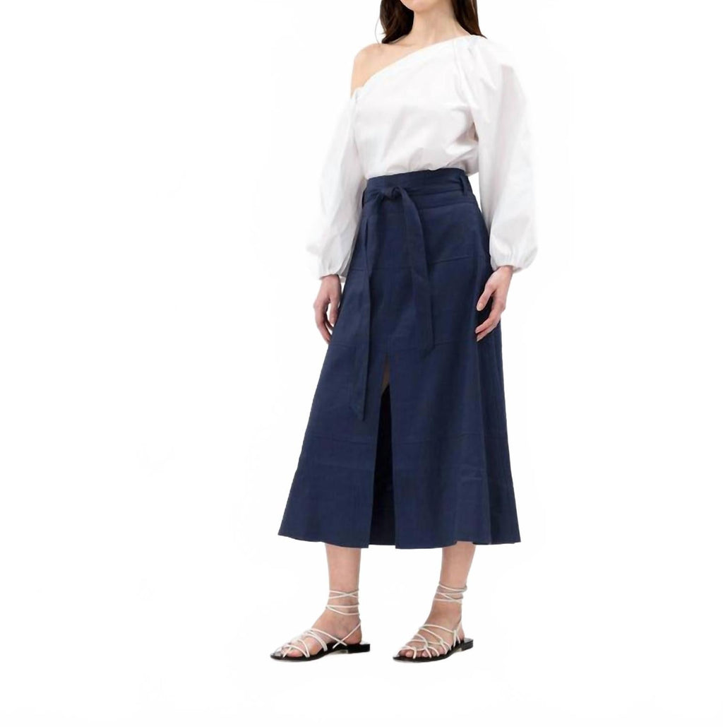 Tabitha One Shoulder Top In White