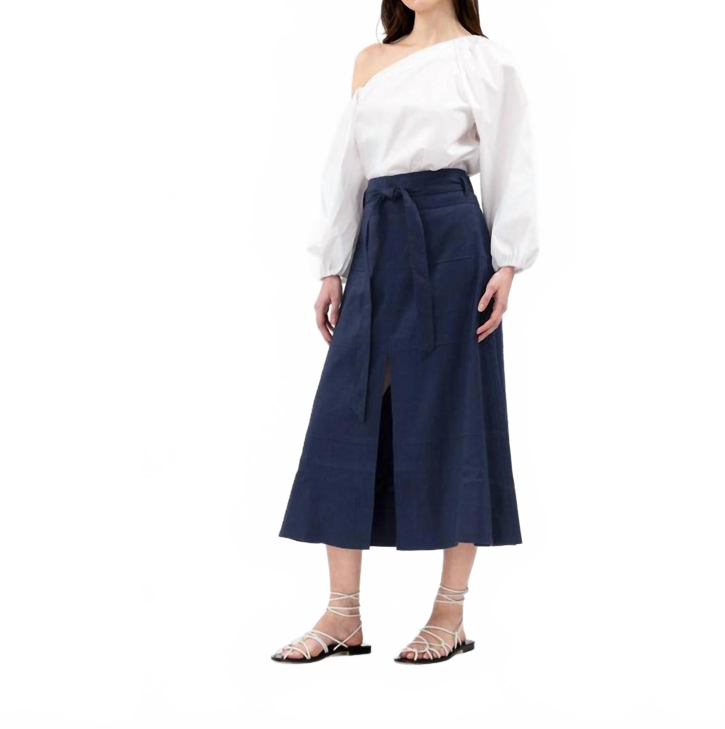 Tabitha One Shoulder Top In White
