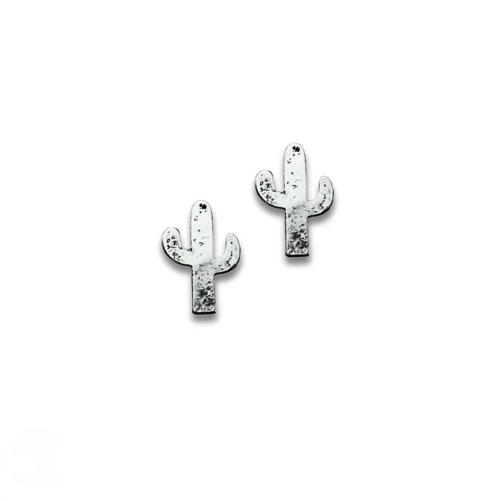 Women's Cactus Three Pairs Earring Set In Turquoise Silver