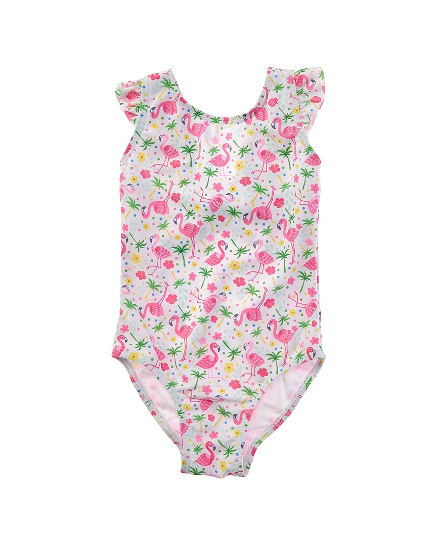 Flap Happy One Piece Flamingo Party Swimsuit