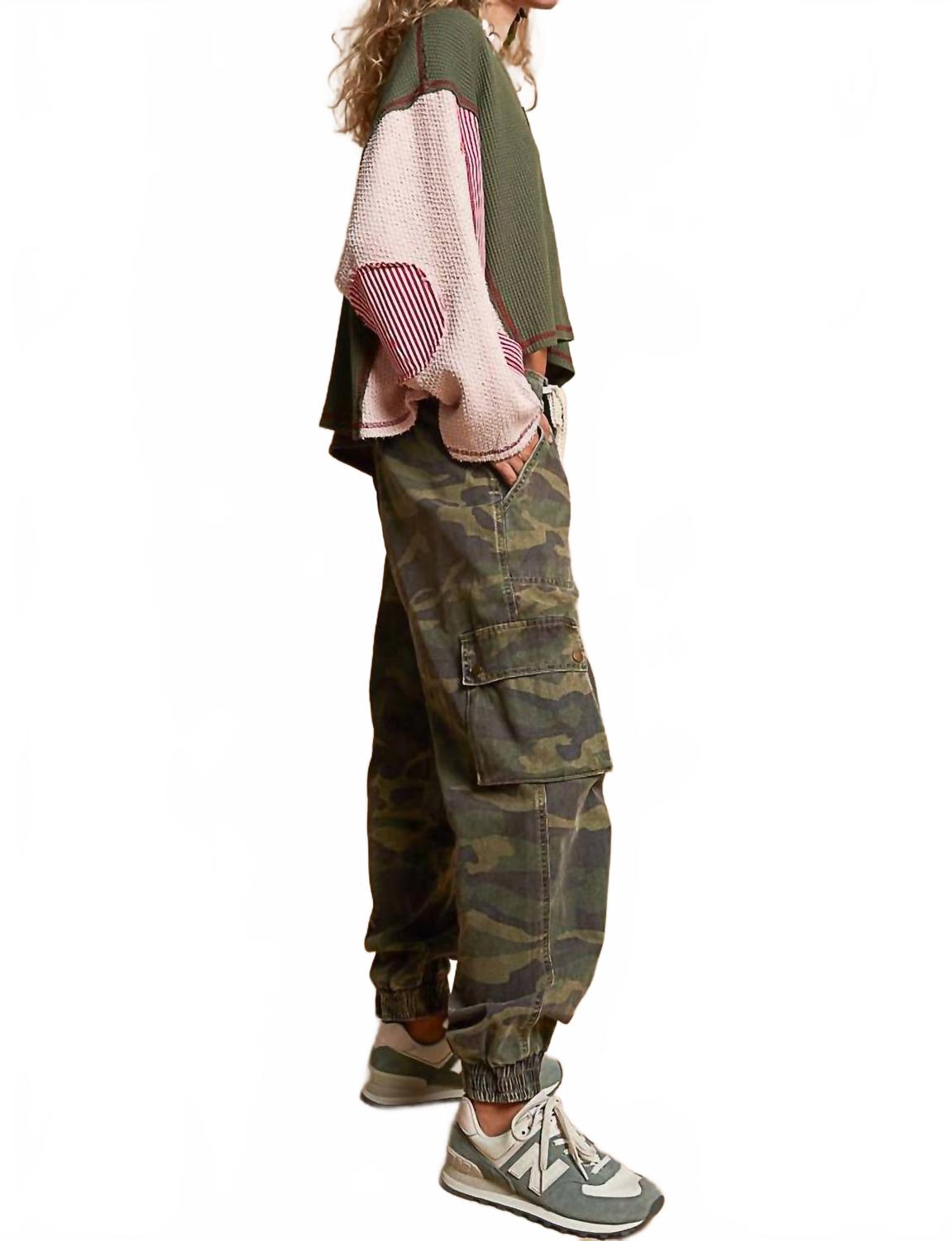 Georgia Jogger Pant In Camo
