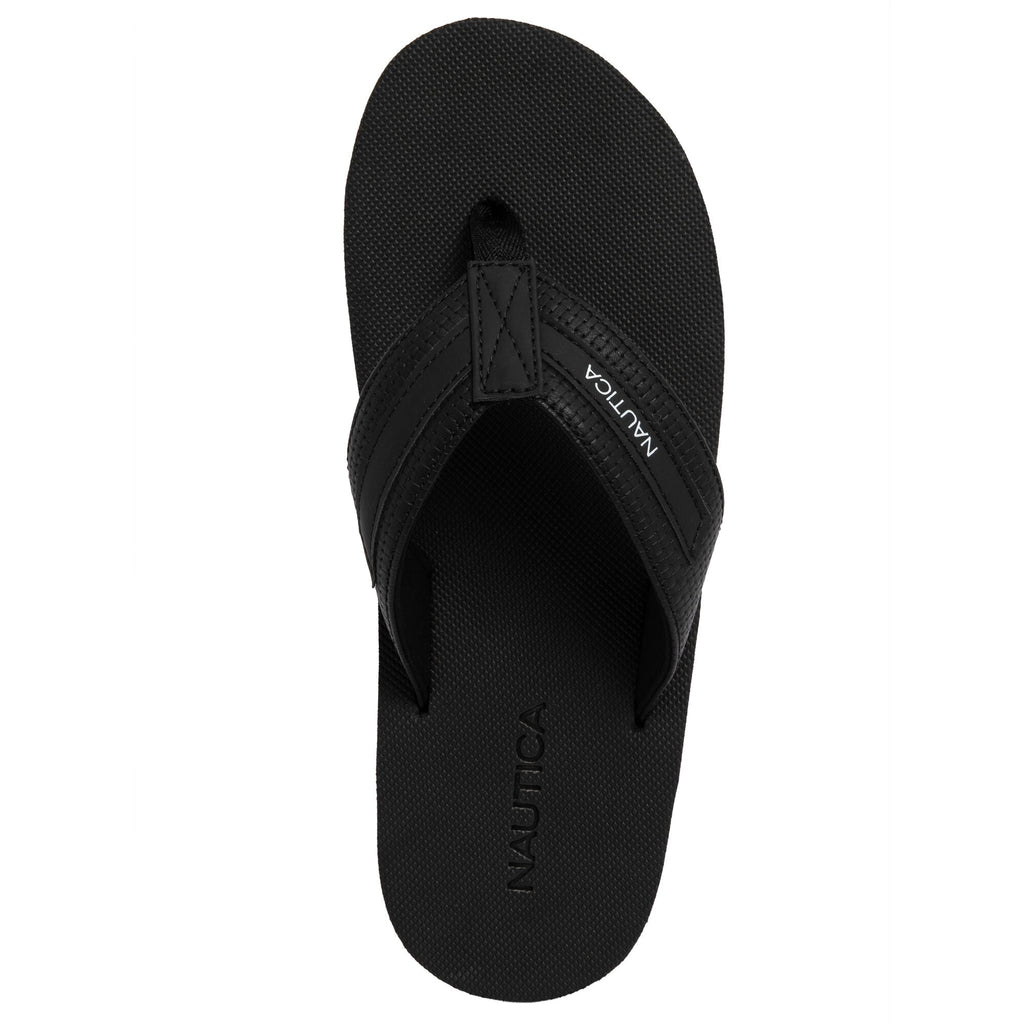 Nautica Mens Logo Flip-Flop
