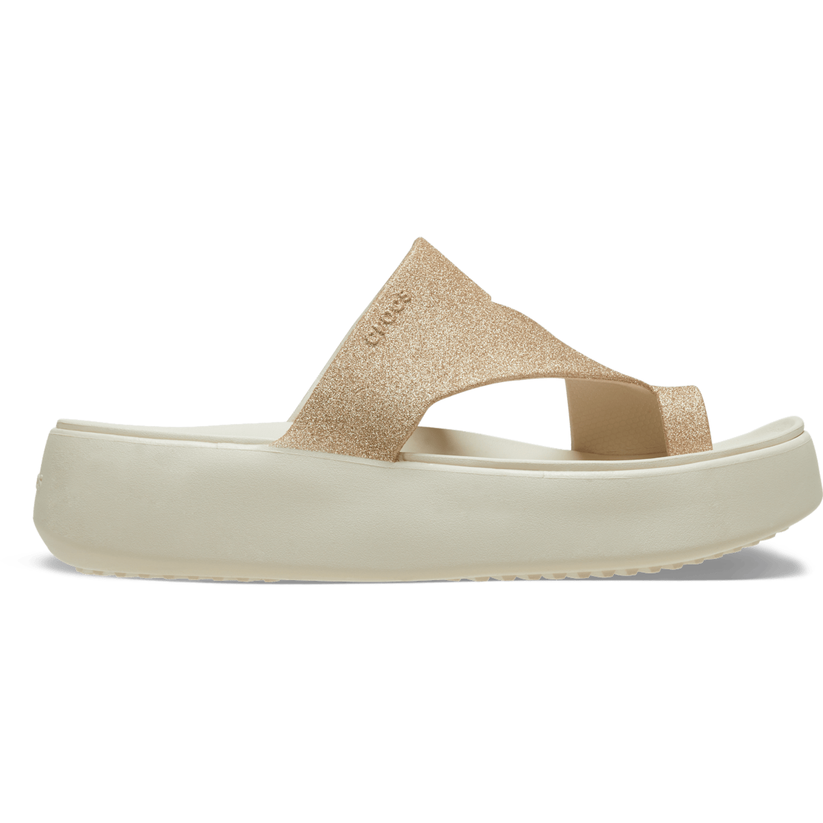 Getaway Platform Glitter Toe Loop