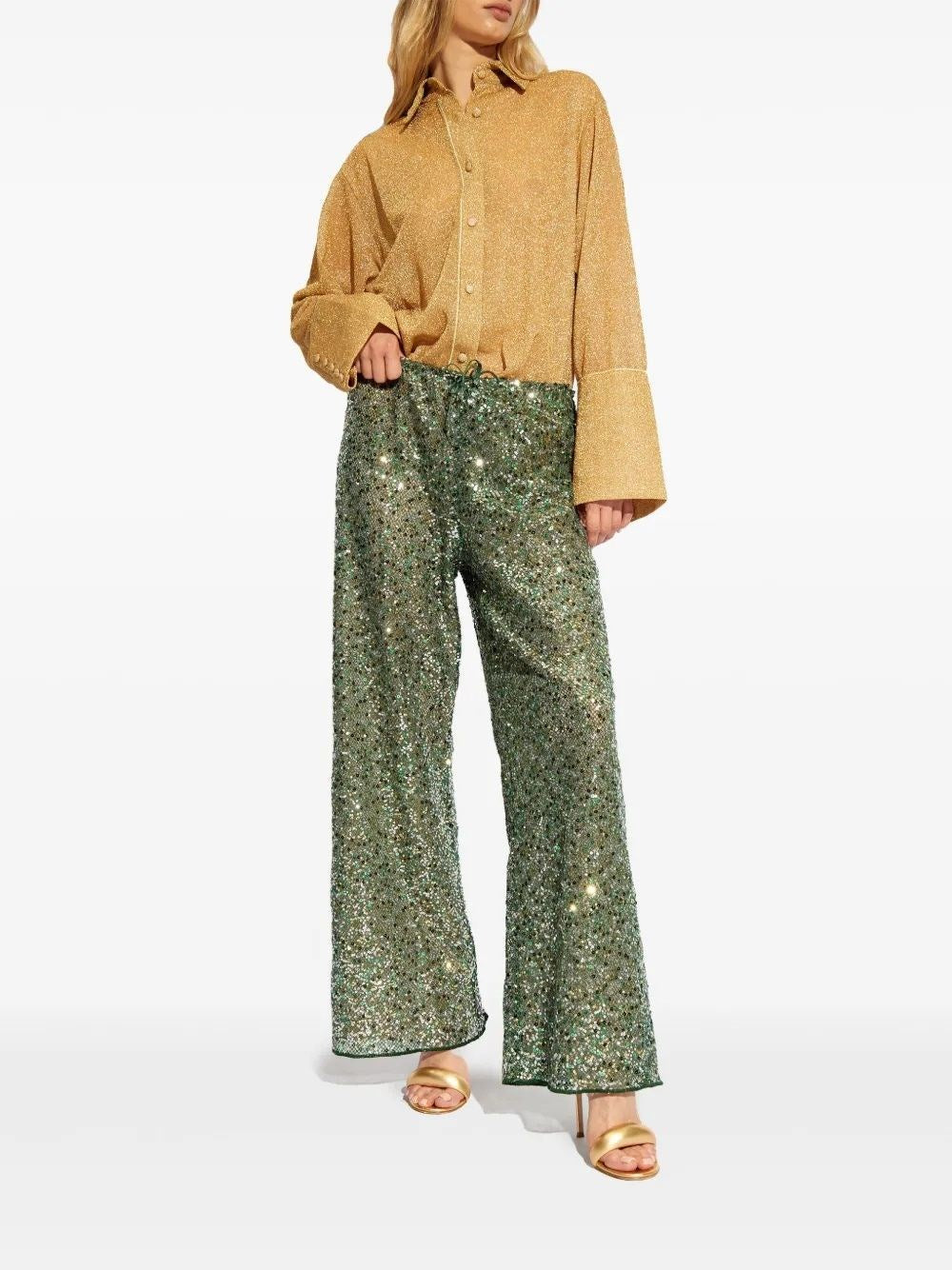 Oseree Women Netquins Pants