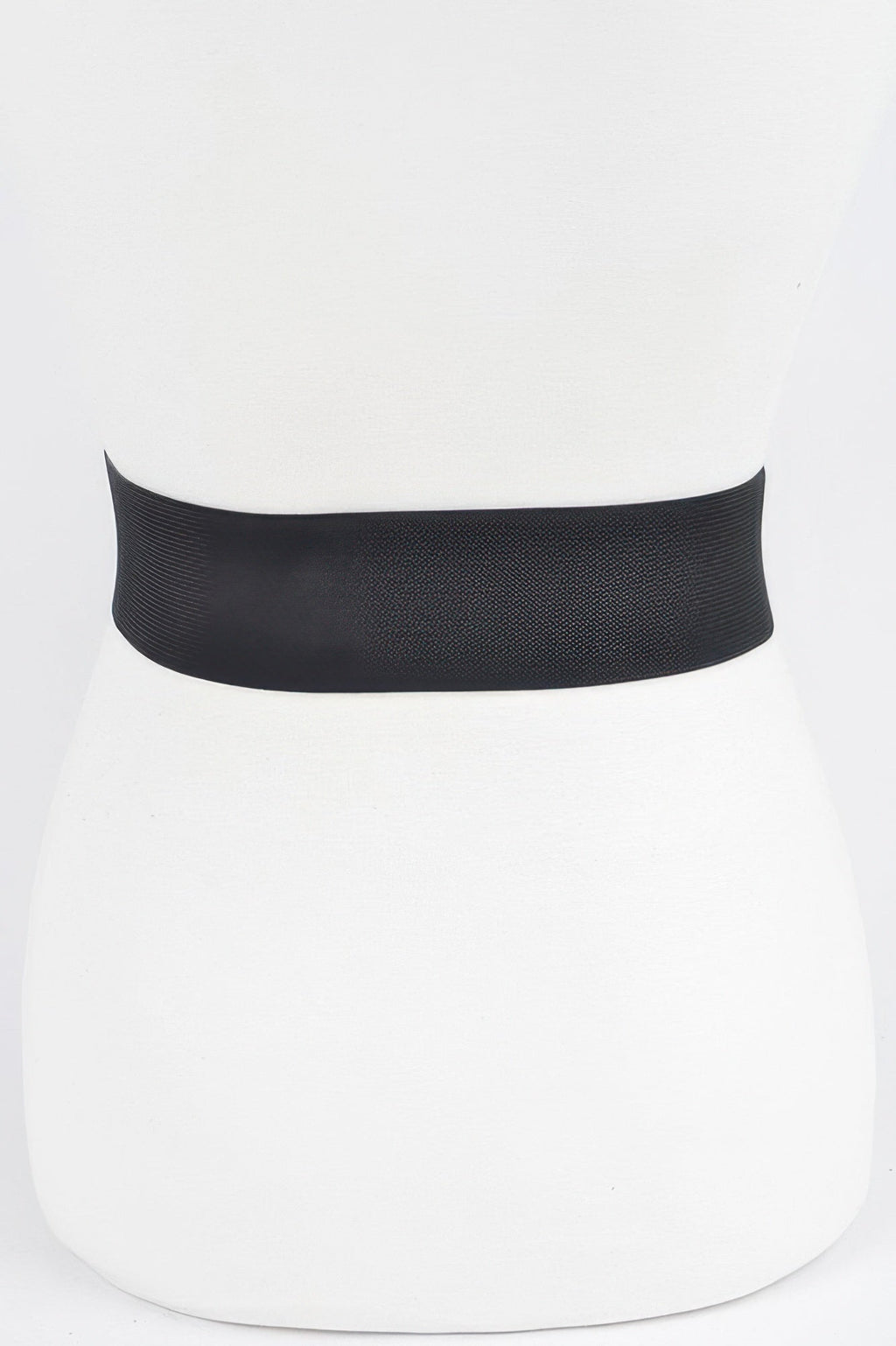 Wide Metal Link Plus Size Elastic Belt