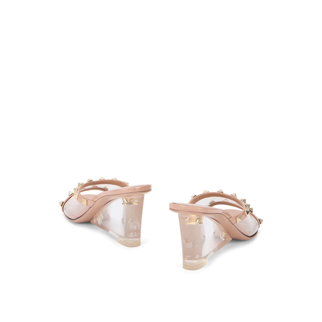 Valentino Garavani Rockstud Transparent Mules Women