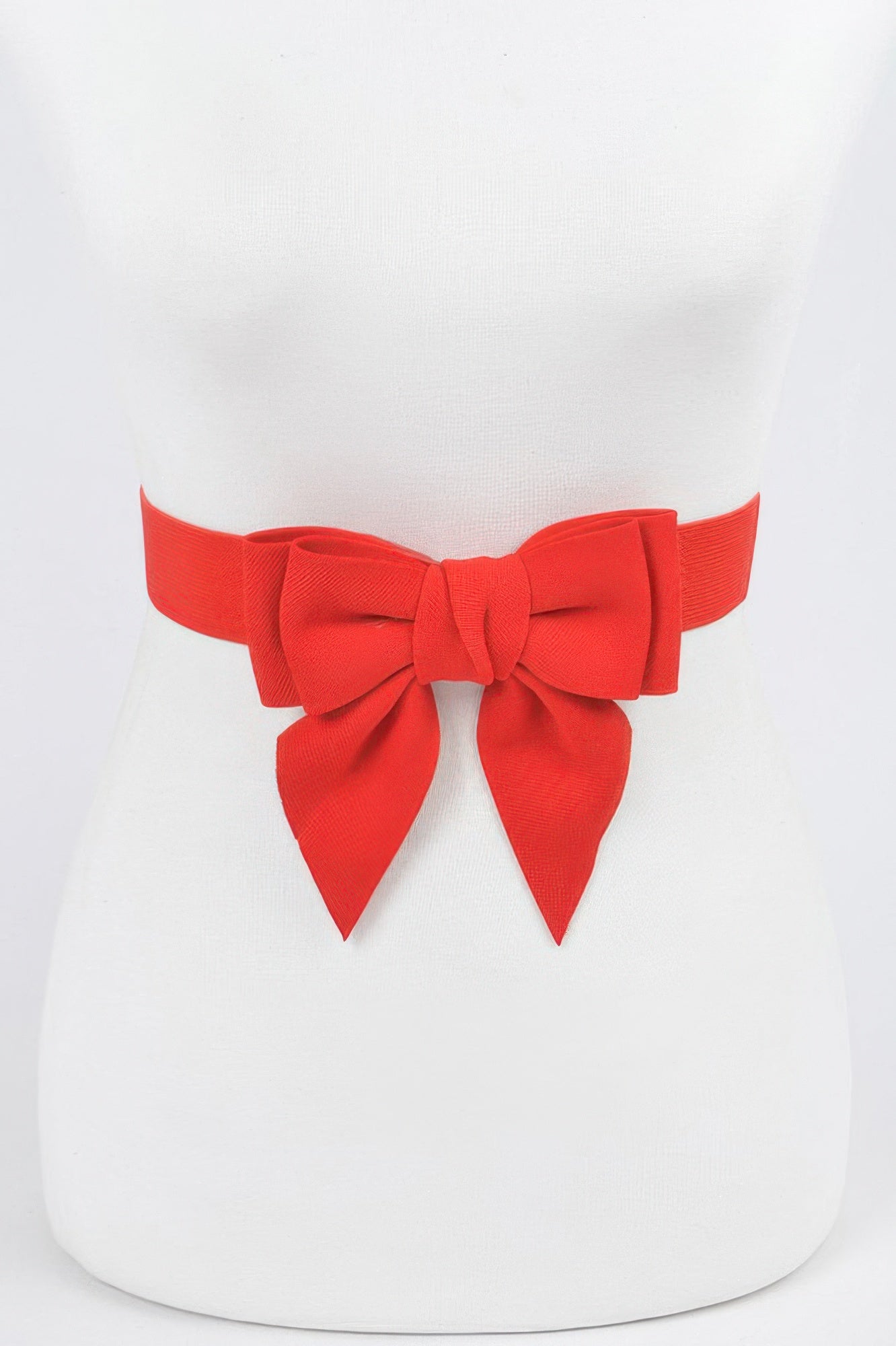 Ribbon Buckle Stretch Belt