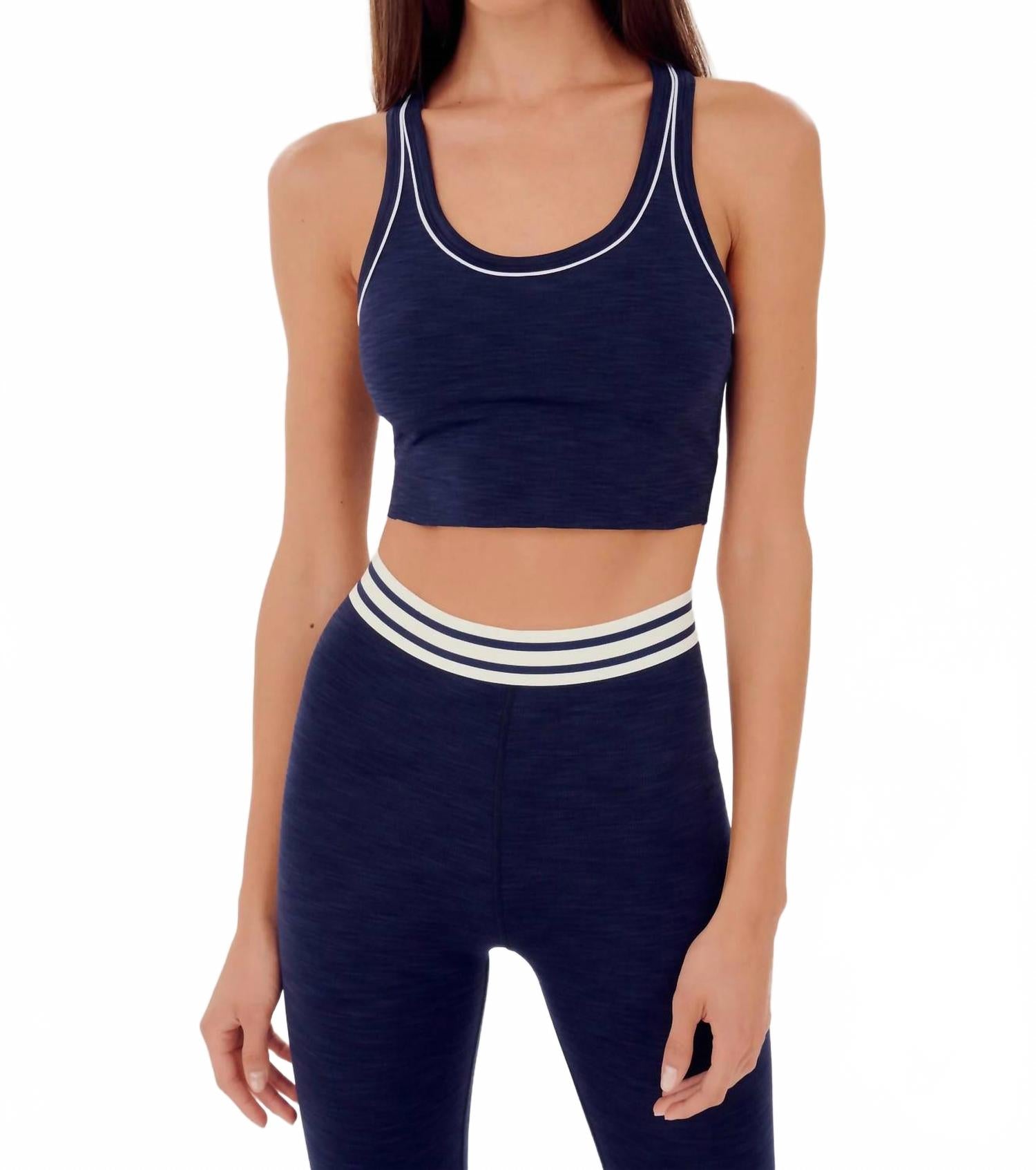 Bailey Active Rib Bralette In Navy