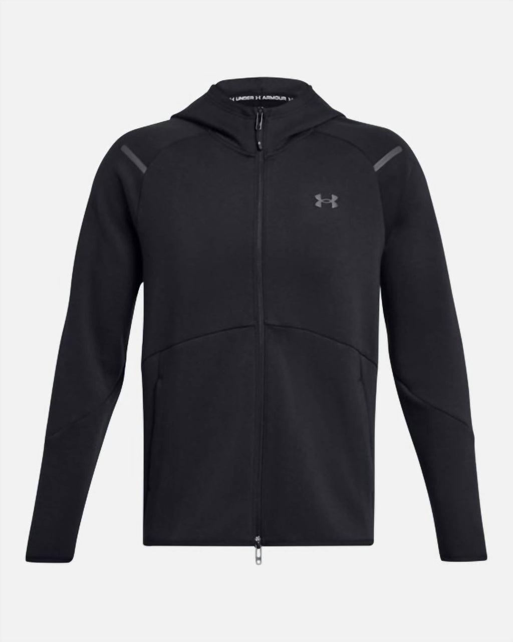 Unstoppable Fleece Full Zip Hoodie In Black