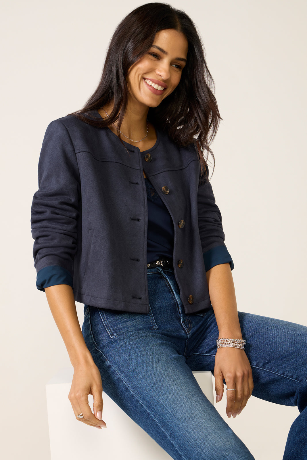 Women's Lakyn Faux Suede Jacket