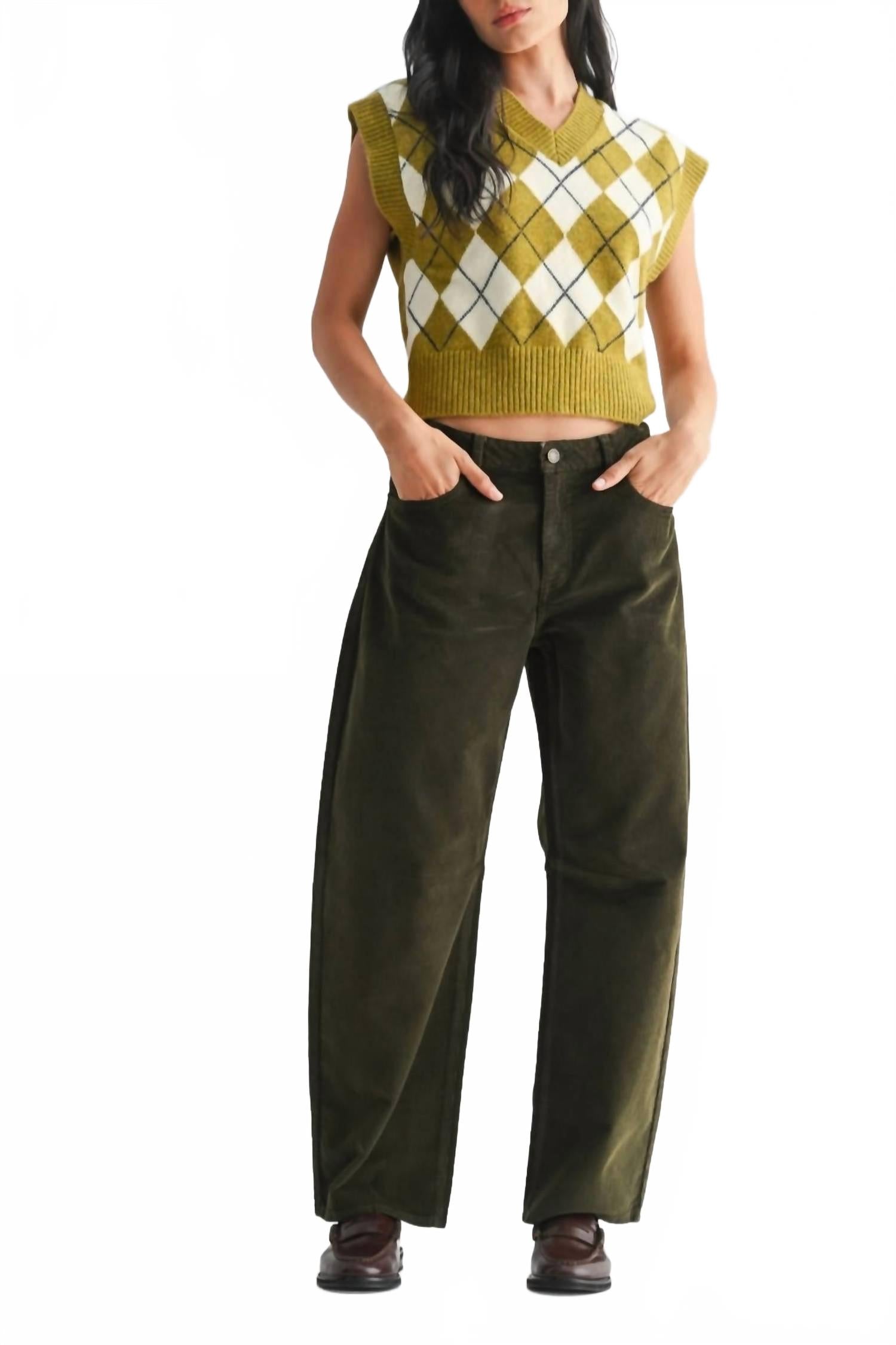 Women's Boise Barrel Jean In Olive