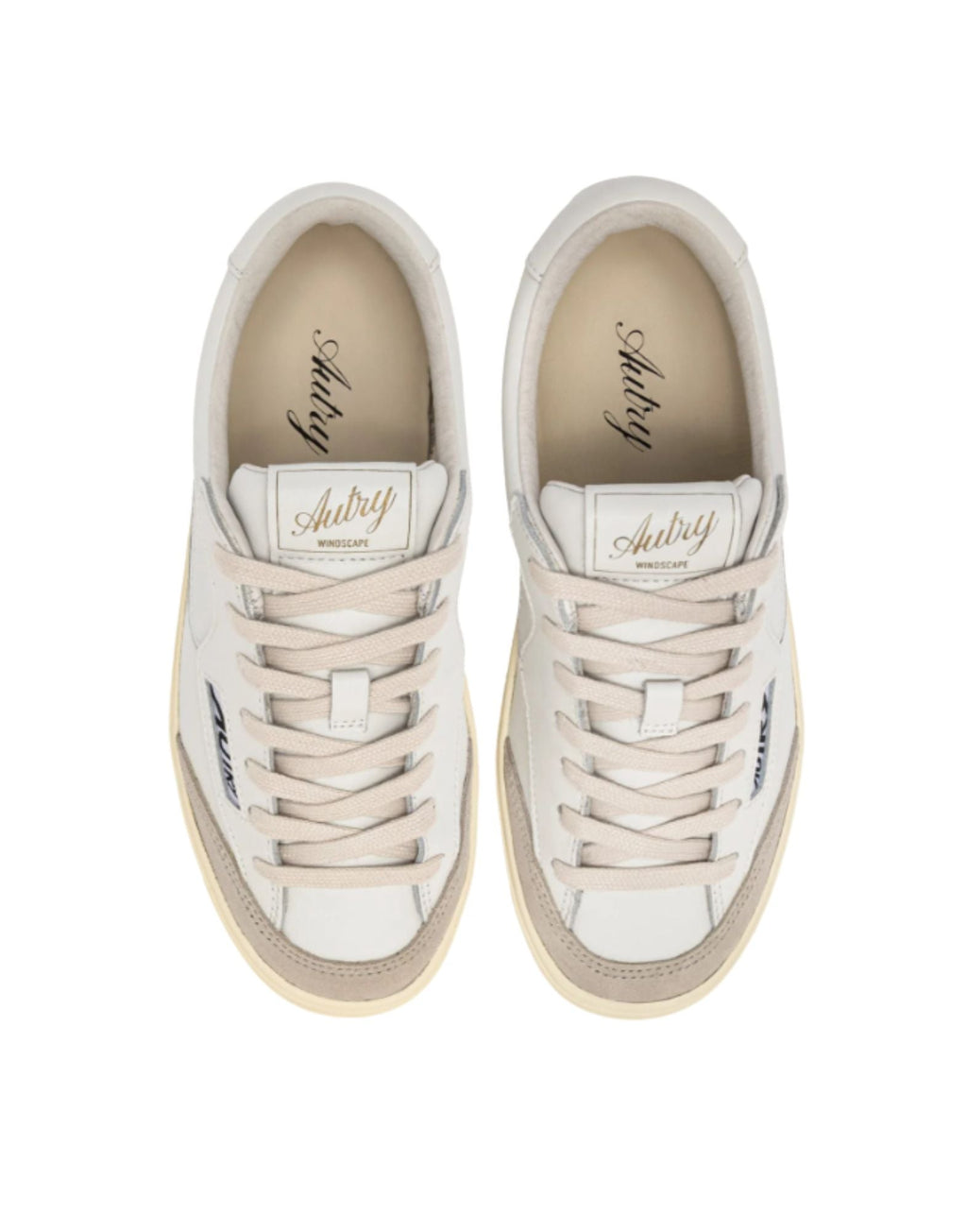 Autry Woman Windscape Low Sneakers In Leather White Sclw Uk01