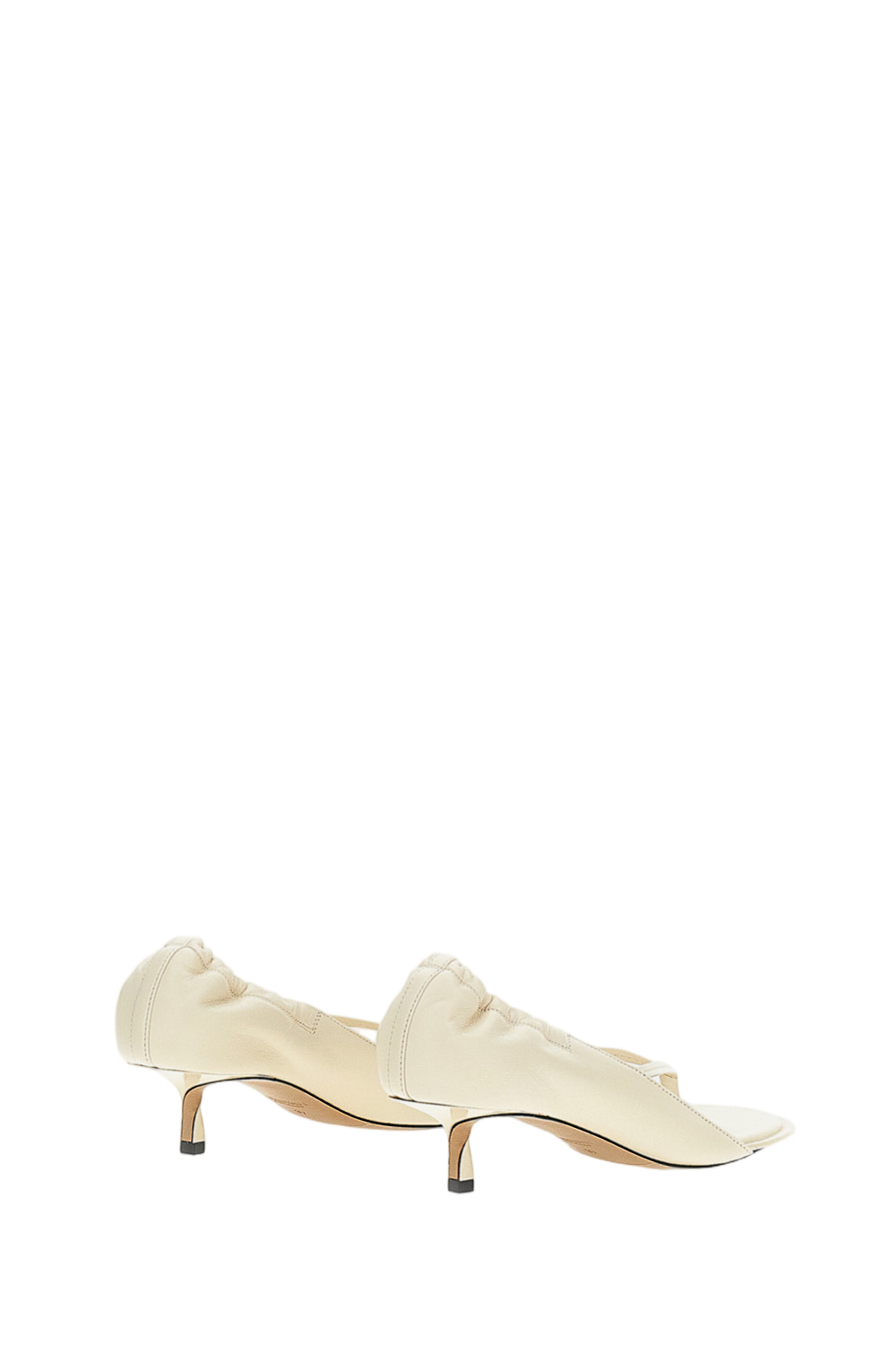 White Nu-Pieds B Thong Sandals
