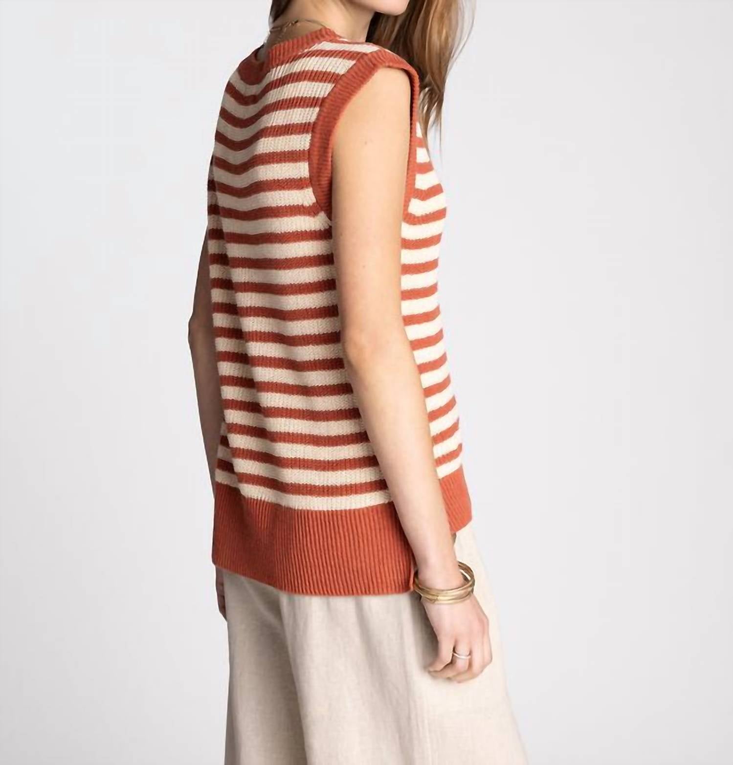 Orta Tank Top In Sandstone