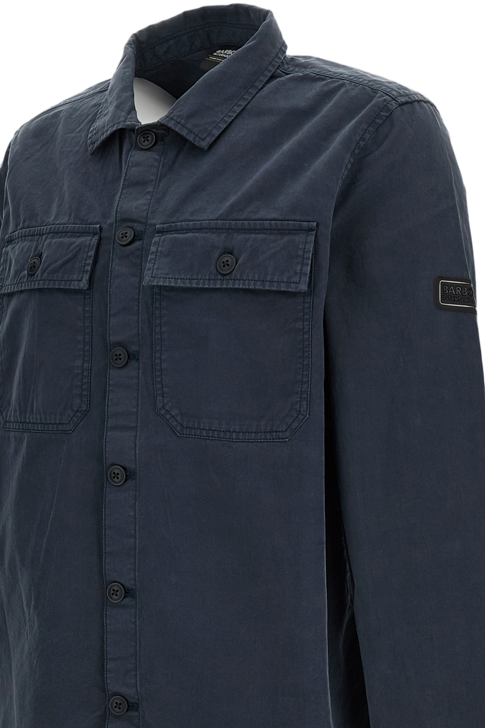 Classic Navy Arlo Cotton Overshirt