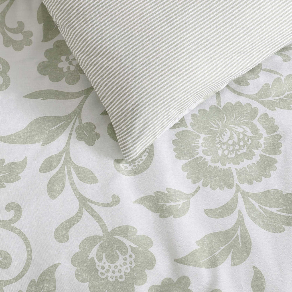 Nautica Jacob Bay Floral Green Full/Queen Comforter Set