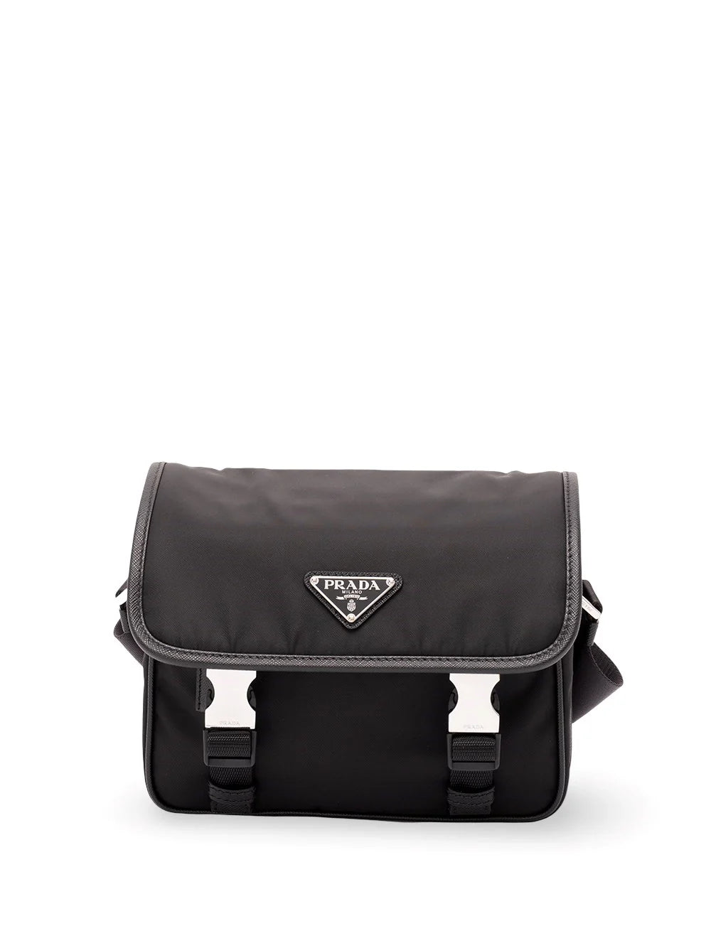 Prada Men Re-Nylon And Saffiano Leather Shoulder Bag