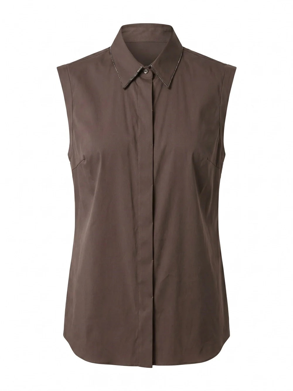 Brunello Cucinelli Women Stretch Poplin Shirt