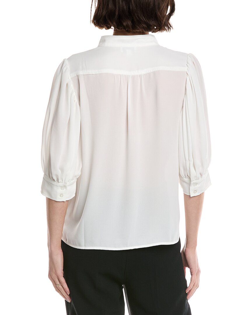 CeCe Open Collar Top