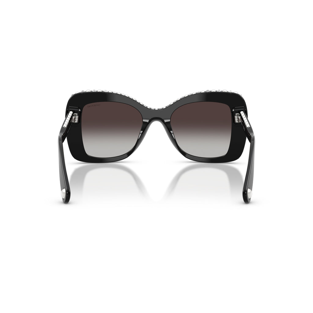 0Sk6062U Oversized Square Sunglasses with Crystal Accents