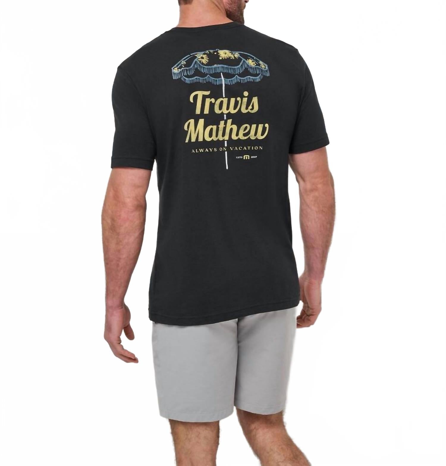 Vacation Home Short Sleeve Tee In Black