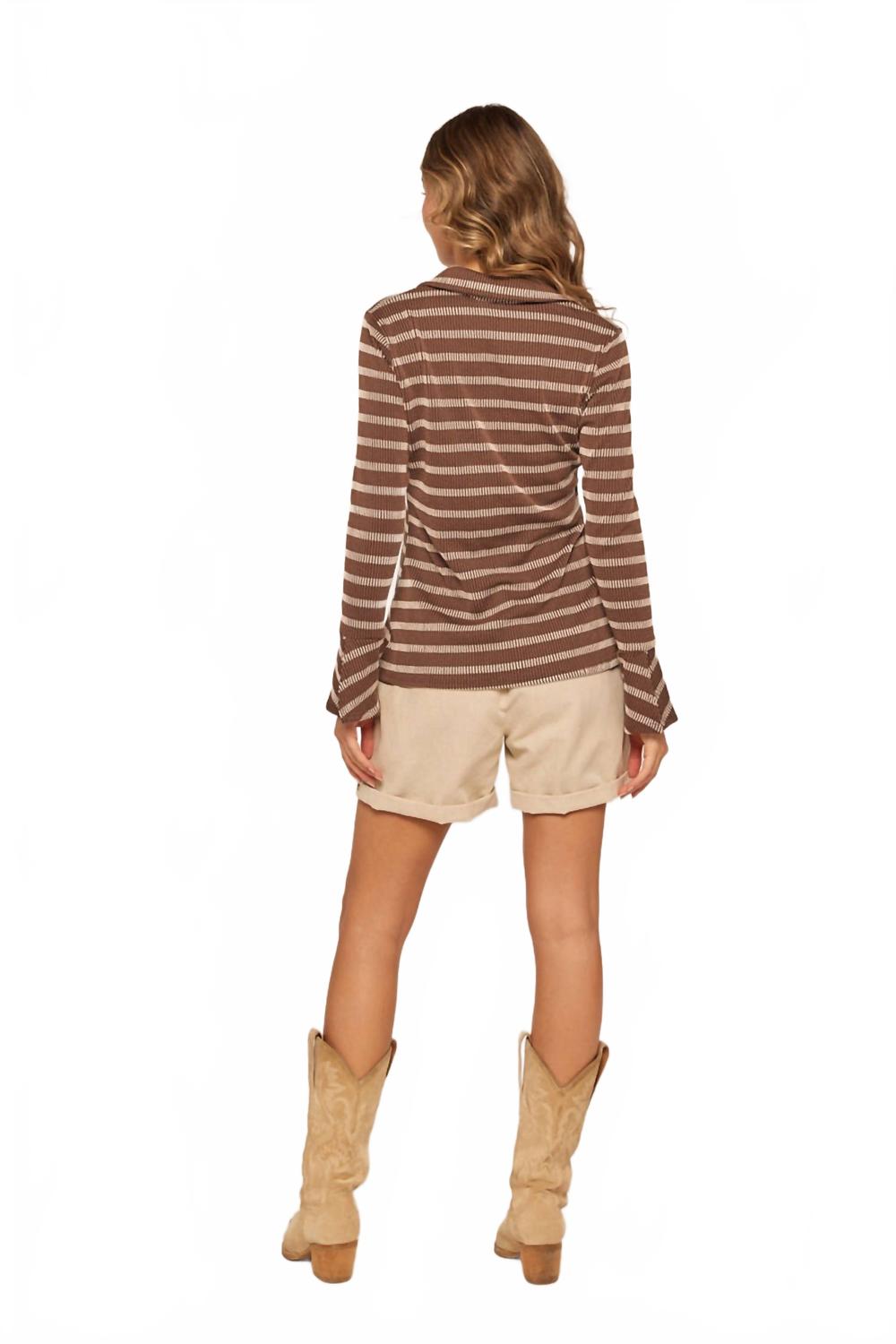 Frankie Top In Striped