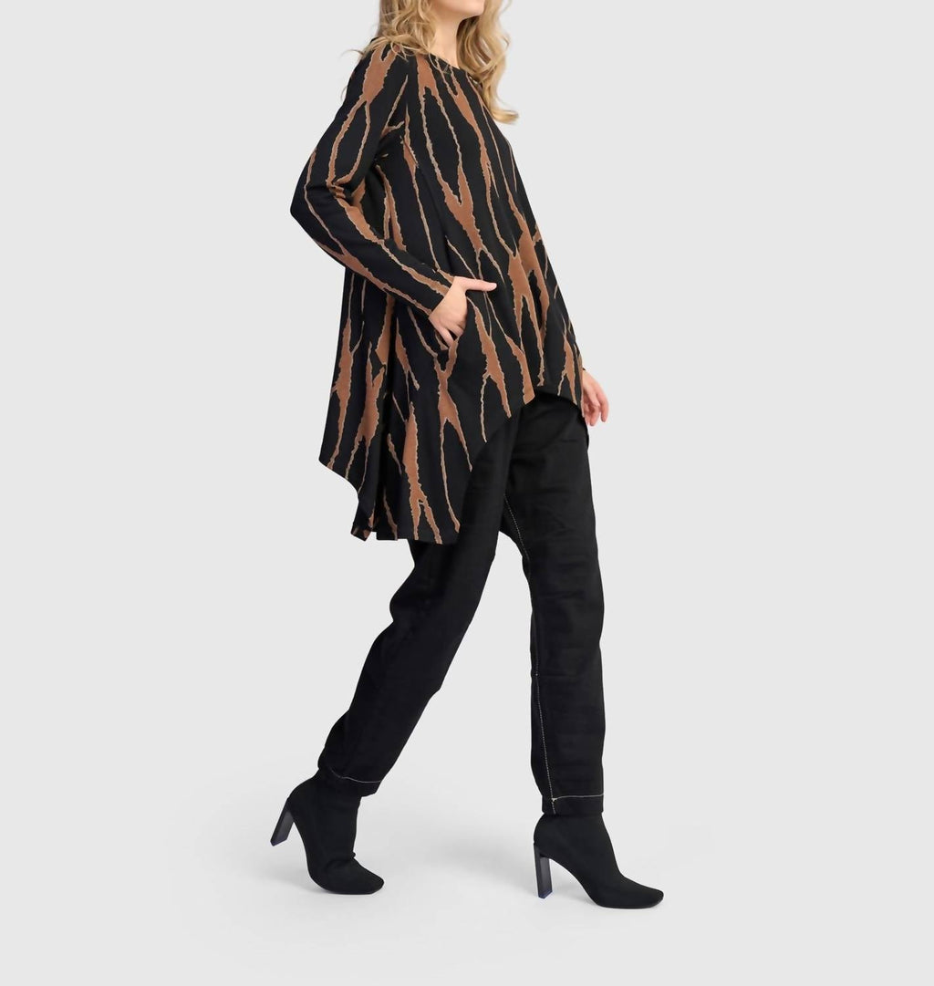 Lignette Pockets Top In Wood