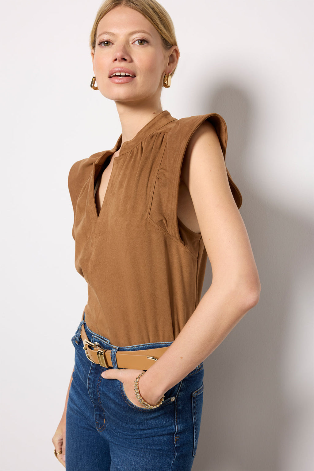 Women's Nell Flutter Top