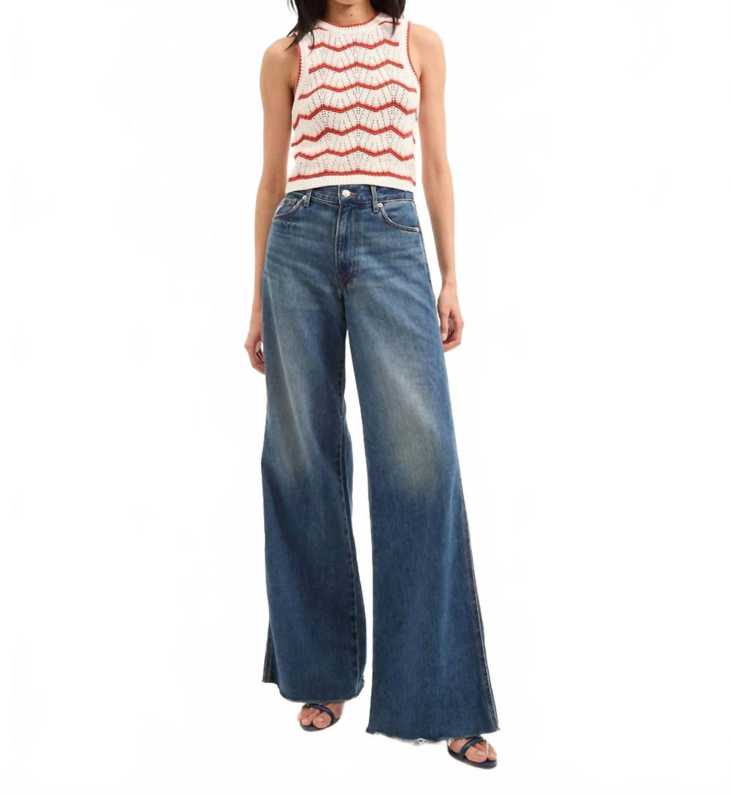 Kasey Mid Rise Wide-Leg Jean In Bandit